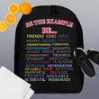 Load image into Gallery viewer, "BE THE EXAMPLE" Minimalist Backpack