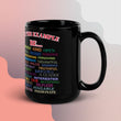 Load image into Gallery viewer, "BE THE EXAMPLE" Black Glossy Mug
