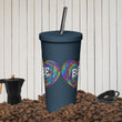 Load image into Gallery viewer, "BE THE EXAMPLE" Insulated tumbler with a straw
