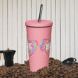 Load image into Gallery viewer, "BE THE EXAMPLE" Insulated tumbler with a straw