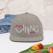 Load image into Gallery viewer, VIBING ON LOVE - Snapback Hat