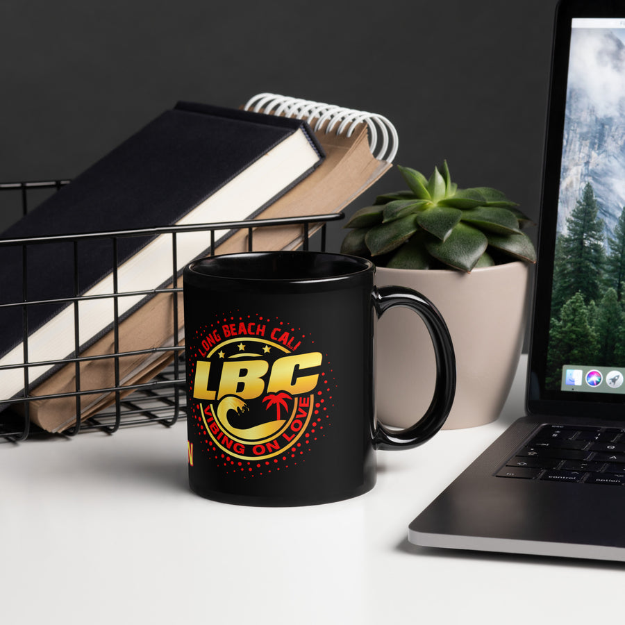 Wilson - Black Glossy Mug