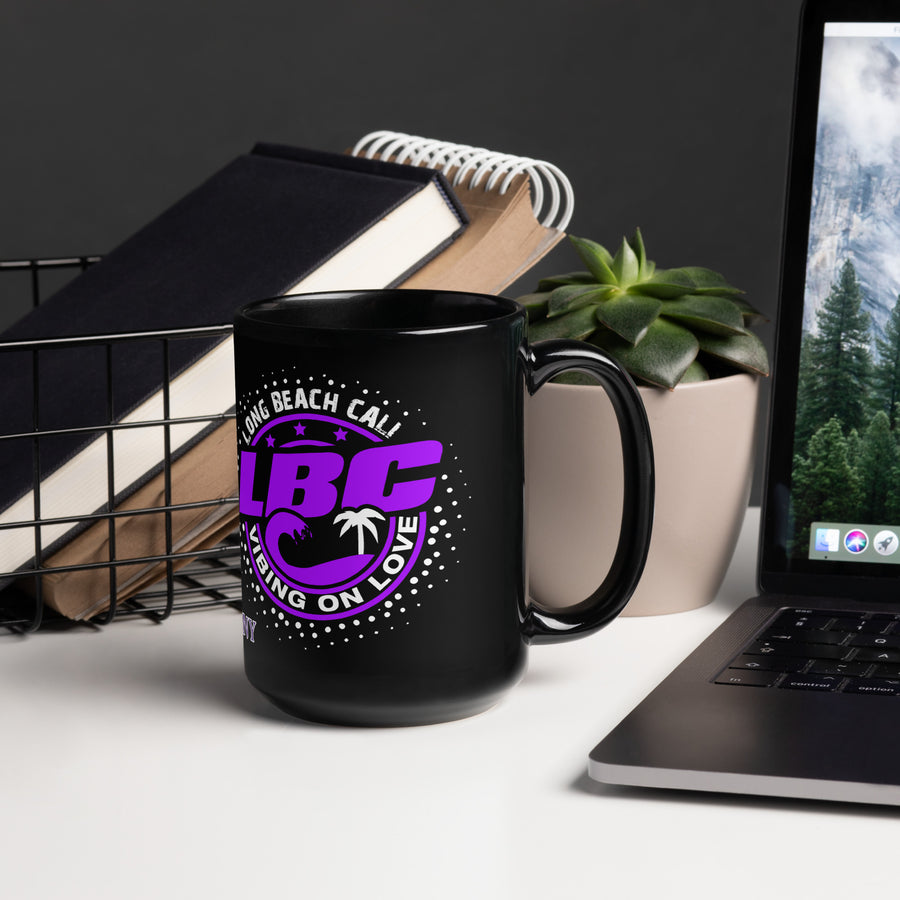 St. Anthony - Black Glossy Mug