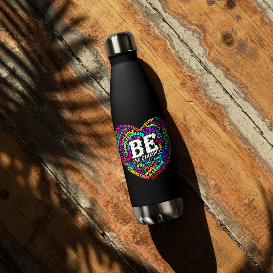 "BE THE EXAMPLE"  Stainless steel water bottle